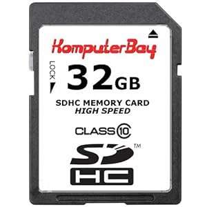 KomputerBay 32GB SDHC Ultra High Speed Memory Card (Class 10) Read 20MB/s: (New) Special Promotion