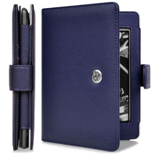 CaseCrown Regal Flip Case (Blue) for Amazon Kindle Touch (3G/Wifi) e-Reader