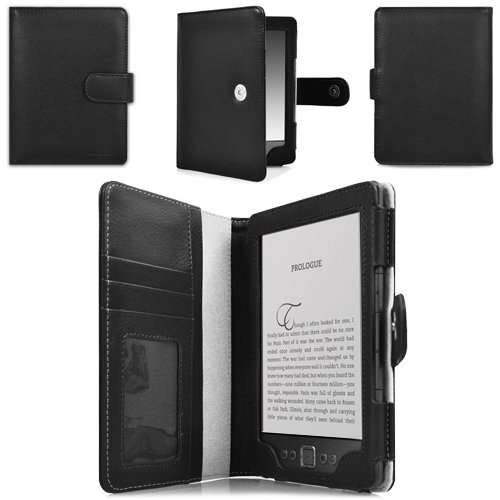 CaseCrown Regal Flip Case (Black) for All-New Amazon Kindle e-Reader