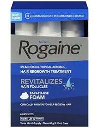 Men's Rogaine Hair Regrowth Treatment Foam - 3 Month Supply
