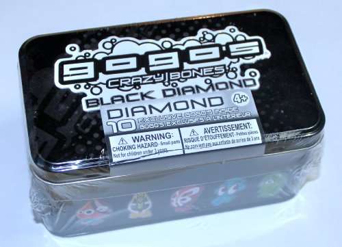 Gogo's Crazy Bones Black Diamond Tin with 10 Exclusive Gogos