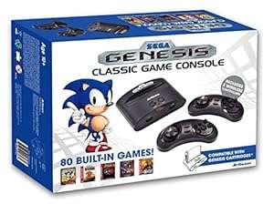 Sega Genesis Classic Game Console with 80 Games (Electronic Games)