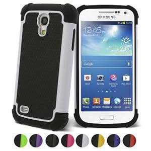 Celicious White Rugged Hybrid Case for Samsung Galaxy S4 Mini I9190 | Samsung Galaxy S4 Mini Case [T