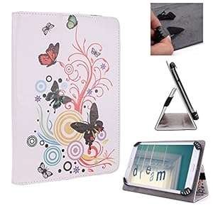 Black-butterfly EPAD MID 7 inch Universal Leather CASE Cover WITH STAND For 7