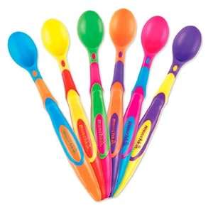 Munchkin 6 Pack Soft-Tip Infant Spoon, Colors May Vary