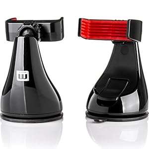 MONTAR Universal Car Mount For Smartphones GPS One Hand 360 Rotation Best Holder Cradle Windshi