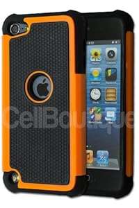 CellBoutiqueTriple Layer Armoured Case For The Apple iPod Touch 5 5th Generation Orange