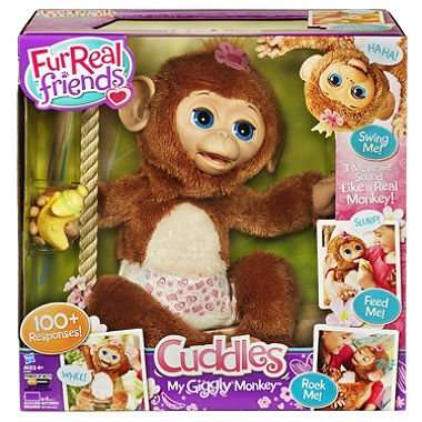 Furreal Friends Cuddles My Giggly Monkey Pet, By Hasbro