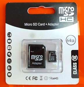 Brand New 64GB Micro SD SDHC Memory Card Class 10 with Adapter*....THE HIGH PERFORMAN (PC Accessorie