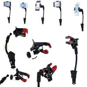 VicTsing Universal Rotating 2 in 1 Car Charger Mount Lighter Socket Dock Holder for iphone 5 5C