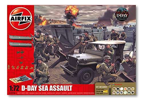 Airfix 1:72 Scale D-Day The Sea Assault Gift Set
