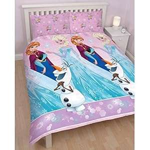 Disney Frozen Magic Double Duvet Cover and Pillowcase Set