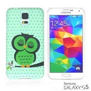OnlineBestDigital - Designer Hard Case Cover for Samsung Galaxy S5 - Green Owl