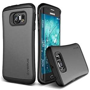 Verus THOR Galaxy S6 Edge Case Heavy Duty Hard Drop Protection Cover with Slim F (Charcoal Black)