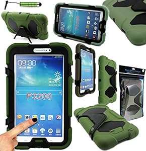 Magic Global Gadgets - Dark Green Survivor Military Rugged Armour Tough Shock Proof (Dark Green)