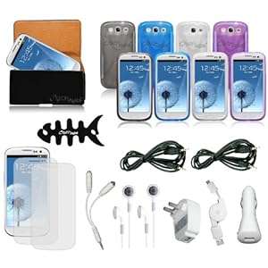 Cases with Charger and Screen Protector For Samsung Galaxy S3 S III 16-item