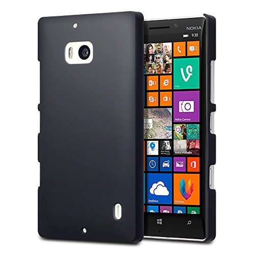Nokia Lumia 930 Case, Terrapin [Extra Slim Fit] Hybrid Rubberized [Black] Protective Hard Case for N