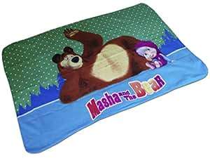 Masha and the Bear Fleece Blanket