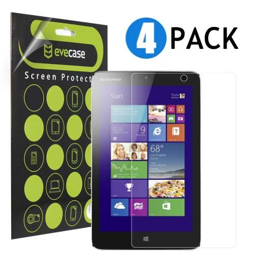Evecase Clear & Anti-Glare Matte Screen Protector Mix Set for Lenovo Miix2 8 inch Windows 8.1 Tablet