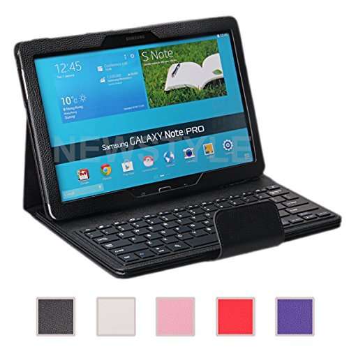NEWSTYLE Samsung Galaxy Note PRO & Tab PRO 12.2 PortFolio Case - Wireless Bluetooth Keyboard Cover f