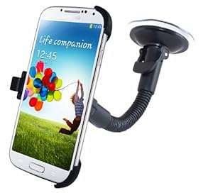 Accessory Village In Car Windscreen Suction Holder Mount for Samsung Galaxy S4 i9500 With Full