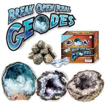 Discover with Dr. Cool Explorer Geode Science Kit, Set of 6