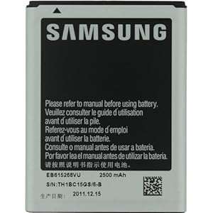 NEW GENUINE 2500mAh BATTERY FOR SAMSUNG GALAXY i9220 NOTE GT-N7000 - EB615268VU