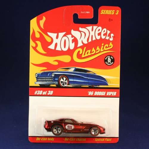 '06 DODGE VIPER (RED) 2006 Hot Wheels Classics 1:64 Scale SERIES 3 Die Cast Vehicle