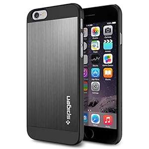 Spigen Aluminum Fit Space Cover Case for iPhone 6 - Grey