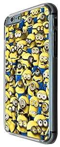 Funny Funky Despicable Me Minions Cartoon Design iphone 6 4.7 CASE BACK Cover