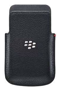 BlackBerry Leather Pocket Case for Q5 - Black