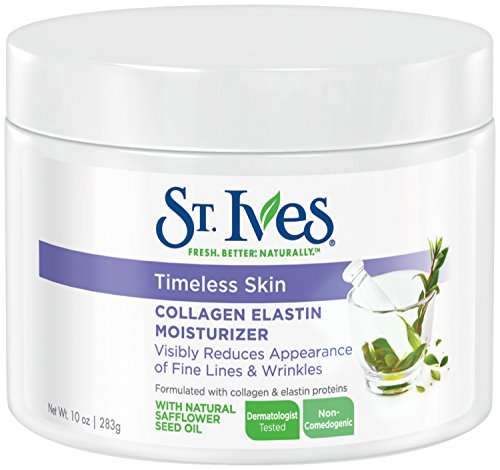 St. Ives Timeless Skin Facial Moisturizer, Collagen Elastin 10 oz
