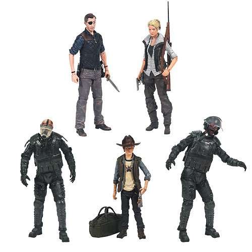Walking Dead TV Series 4 Set of 5 Action Figures