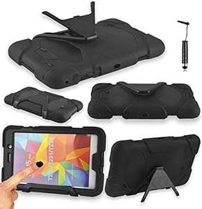 Magic Global Gadgets - Black Survivor Military Rugged Armour Tough Shock Proof Case Cover (Black)