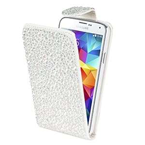 Neotechs Bling 3D Diamond Flip Leather Wallet Case Cover Samsung Galaxy S5 i9600