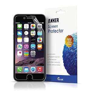 Anker 3-Pack Ultra Clear High Response HD Screen Protector for iPhone 6 (4.7 inch) inXTREME Scra