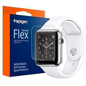 Apple Watch Screen Protector Spigen [Full Coverage] Apple Watch 42mm Screen Pr (Steinheil - Flex)