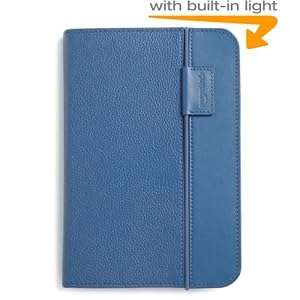 Kindle Lighted Leather Cover, Blue (Fits 6" Display, Kindle with Keyboard)