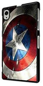 Sony Xperia Z2 SUPER HERO CAPTAIN america Funky Design CASE BACK Cover