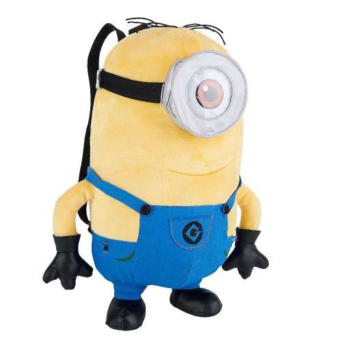 Despicable Me 2 Plush Minion Stuart 15 inch Backpack