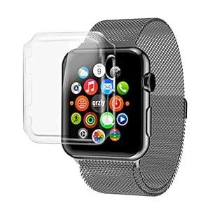 Orzly - InvisiCase for APPLE WATCH (42mm) - 100% CLEAR (100% Transparent Colour) P (42mm Version)