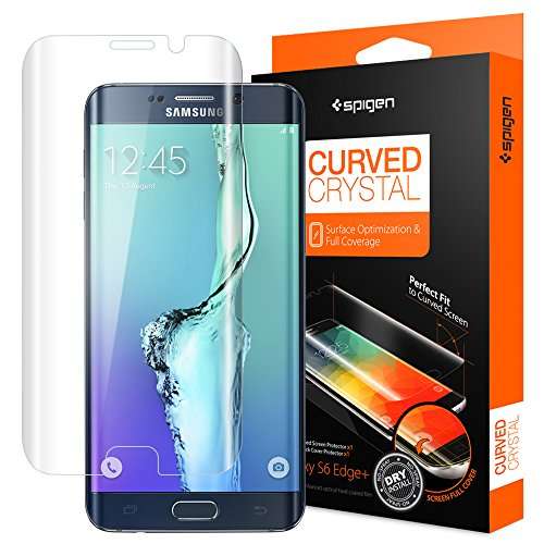 Galaxy S6 Edge Plus Screen Protector, Spigen [Steinheil] Full HD [Curved Crystal] High Definition (H
