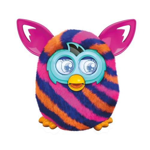Furby Diagonal Stripes Boom Plush Toy