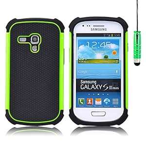 32nd Shock proof defender heavy duty tough case cover for Samsung Galaxy S3 (Shock proof - Green)