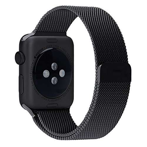 Apple Watch Band, Penom Fully Magnetic Closure Clasp Mesh Loop Milanese Stainless Steel Bracelet Str
