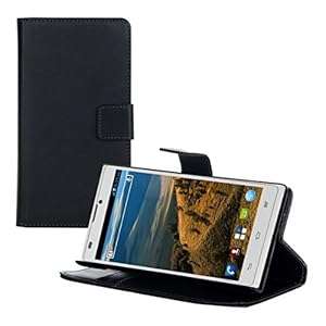 kwmobile Elegant leather case for the ZTE Blade L2 with magnetic fastener and stand function in