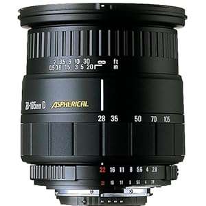 ** Sigma Aspherical 28-105mm f/2.8-4 Lens ** Nikon Mount ** In stock, **