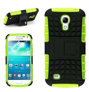 Magic Global Gadgets - New Green Heavy Duty Armour Triple Defender Tough Shockproof With Stand Hard