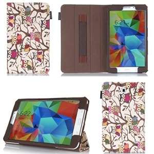 Thankscase Samsung Galaxy Tab 4 8.0 Smart Beige Owls Canvas Case Cover for Tab 4 8.0 (Beige Owls)