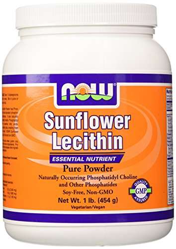 Now Foods Sunflower Lecithin Powder, 1 Pound